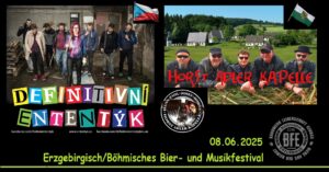 Bierfabrik Erzgebirge Erzgebirgisch Boehmisches Bier und Musikfestival Sonntag 08.06.25
