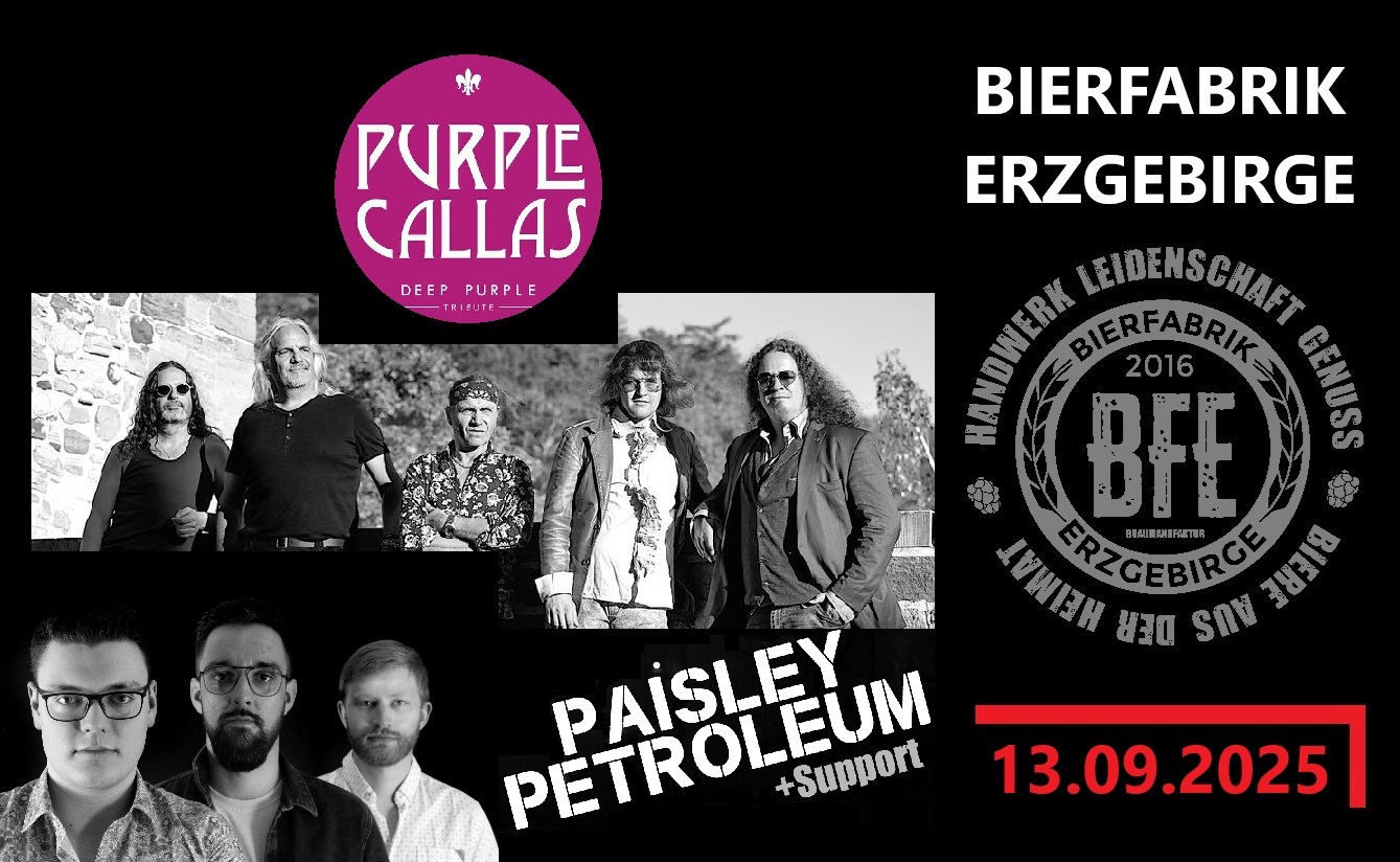 Bierfabrik - Purple Callas - Deep Purple Tribute 7 Bierfabrik Erzgebirge Purple Callas 1