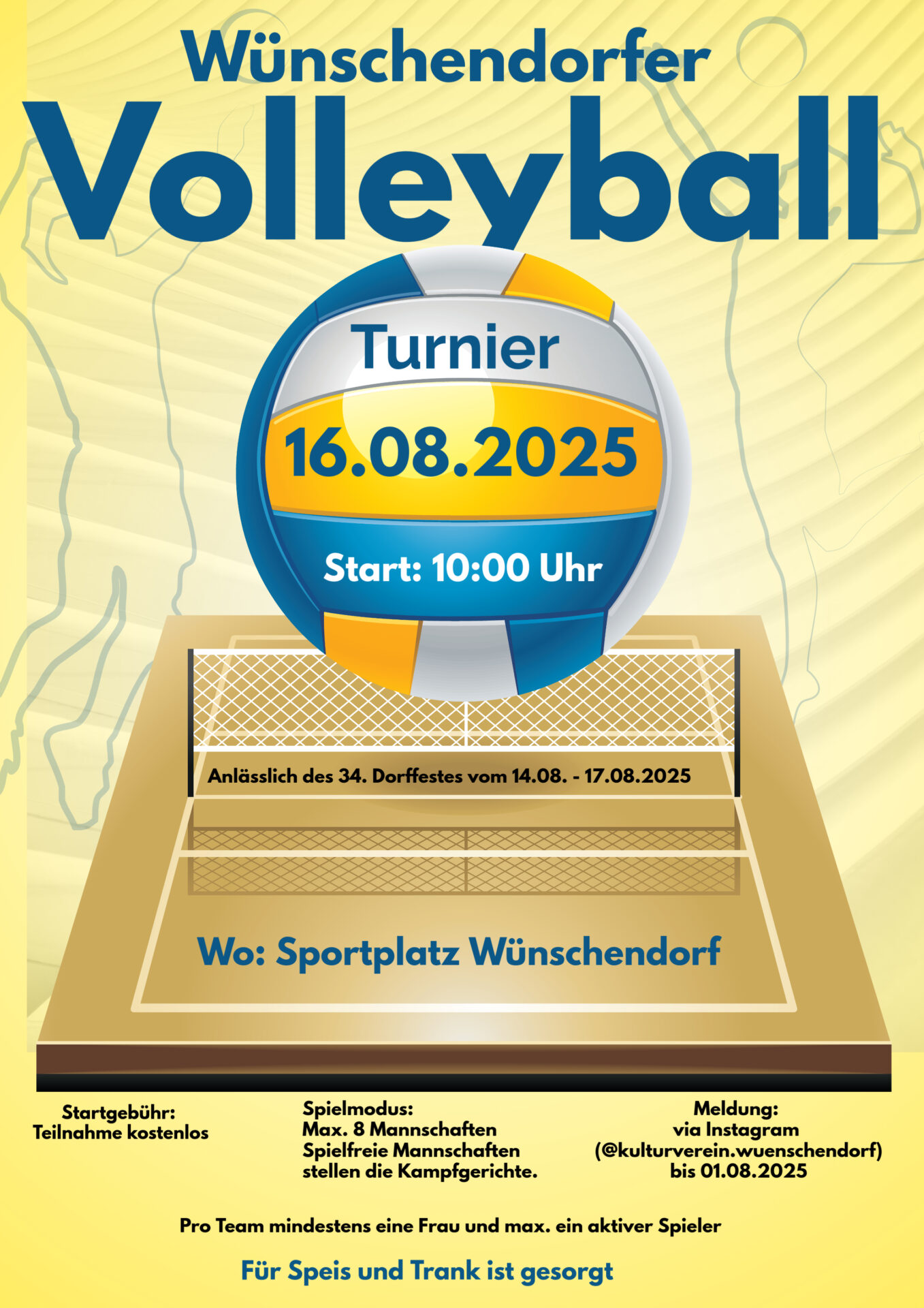 Bierfabrik Erzgebirge Flyer Volleyball 2025