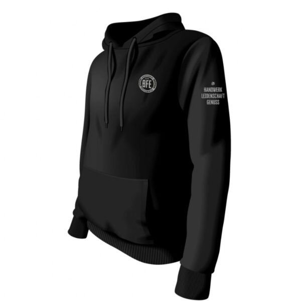Schwarzer Hoodie - Bierfabrik Erzgebirge Handwerk, Leidenschaft, Genuss – Bild 3