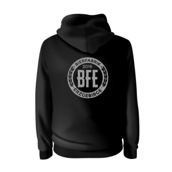 Schwarzer Hoodie - Bierfabrik Erzgebirge Handwerk, Leidenschaft, Genuss – Bild 2