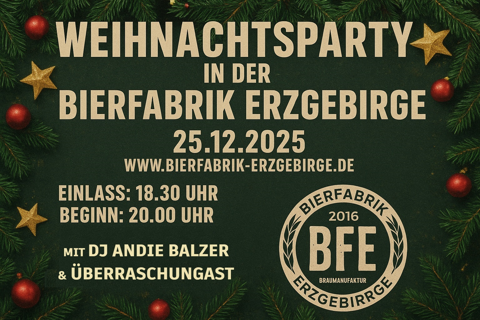 Bierfabrik Erzgebirge 2025 12 25 BFE Weihnachtsparty 2