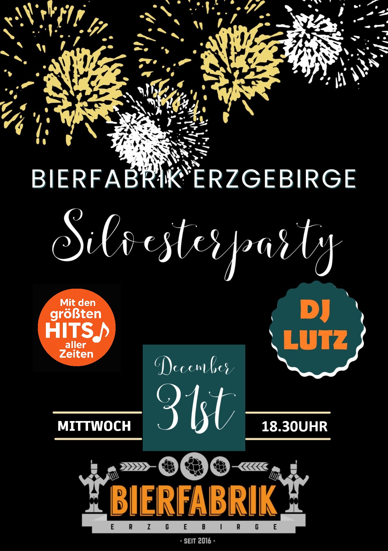 Bierfabrik Erzgebirge Silvester 2025