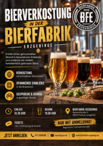 Bierfabrik Erzgebirge Bierverkostung 2026