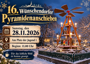 Bierfabrik Erzgebirge 16. Wuenschendorfer Pyramidenanschieben